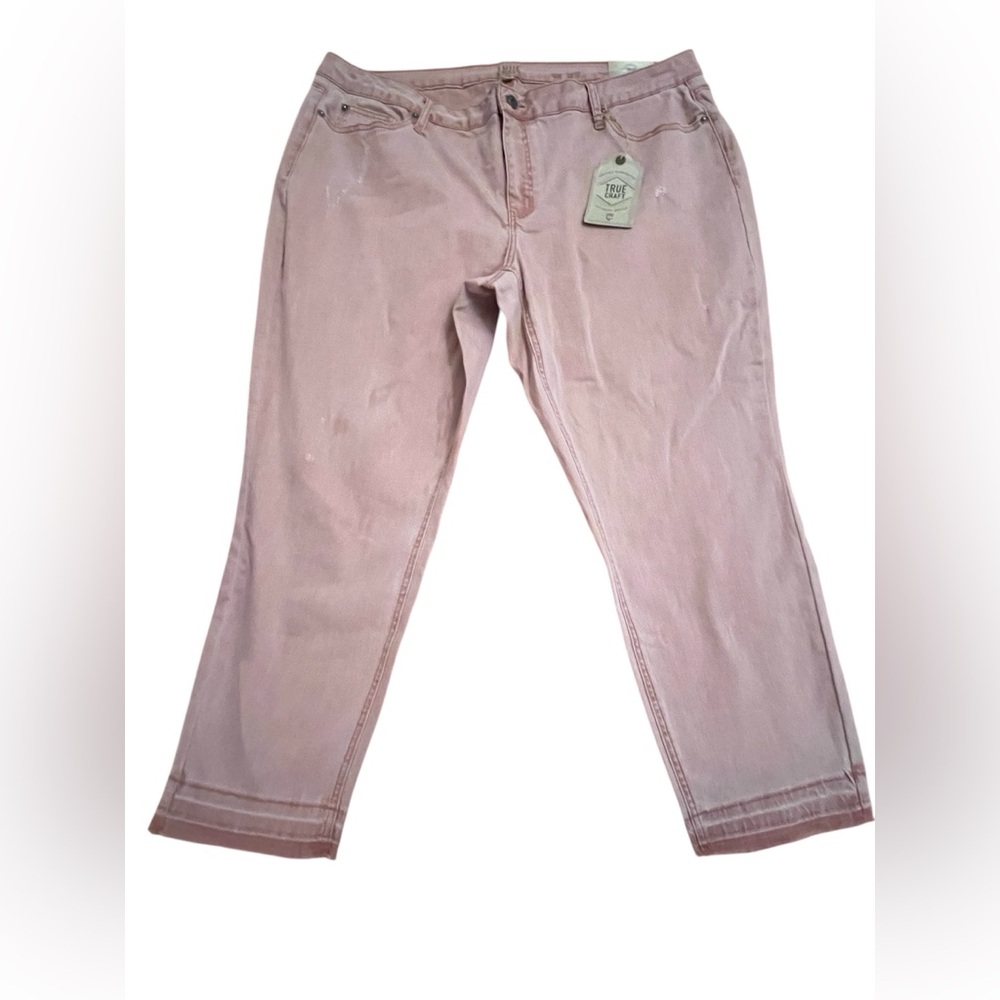 True Craft Pink Straight Leg Jeans